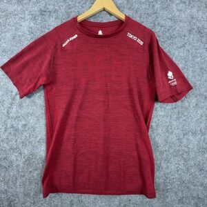 Denmark Jack & Jones 2020 Tokyo Olympic Games Team T-Shirt Mens L/XL Red Graphic